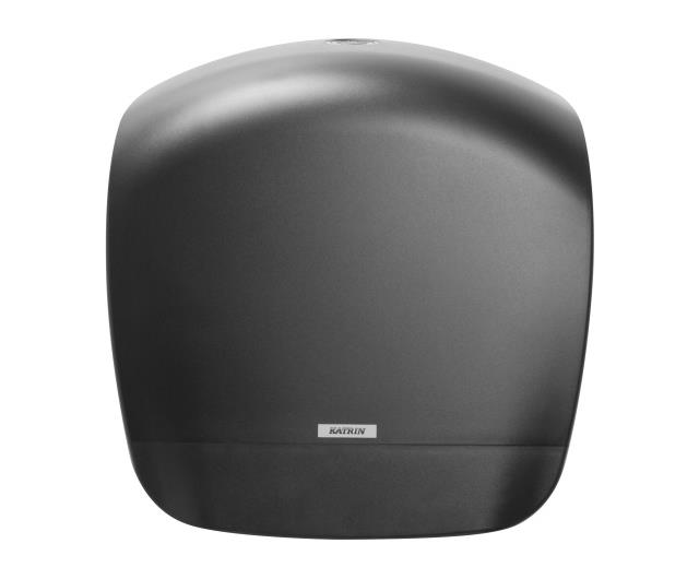 139515 Katrin 82155 Dispenser KATRIN Gigant S sort Toalettpapirdispenser til Katrin